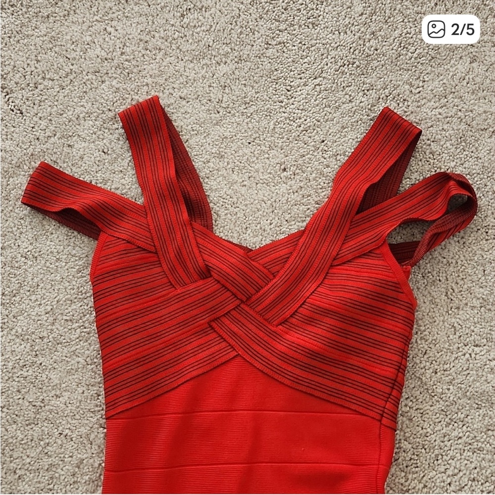 Bebe red bandage dress - Picture 2 of 4